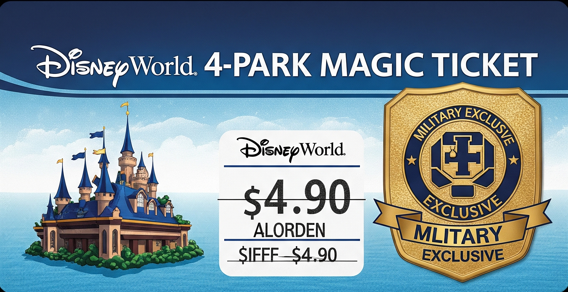 Disney World 4-Park Magic Ticket